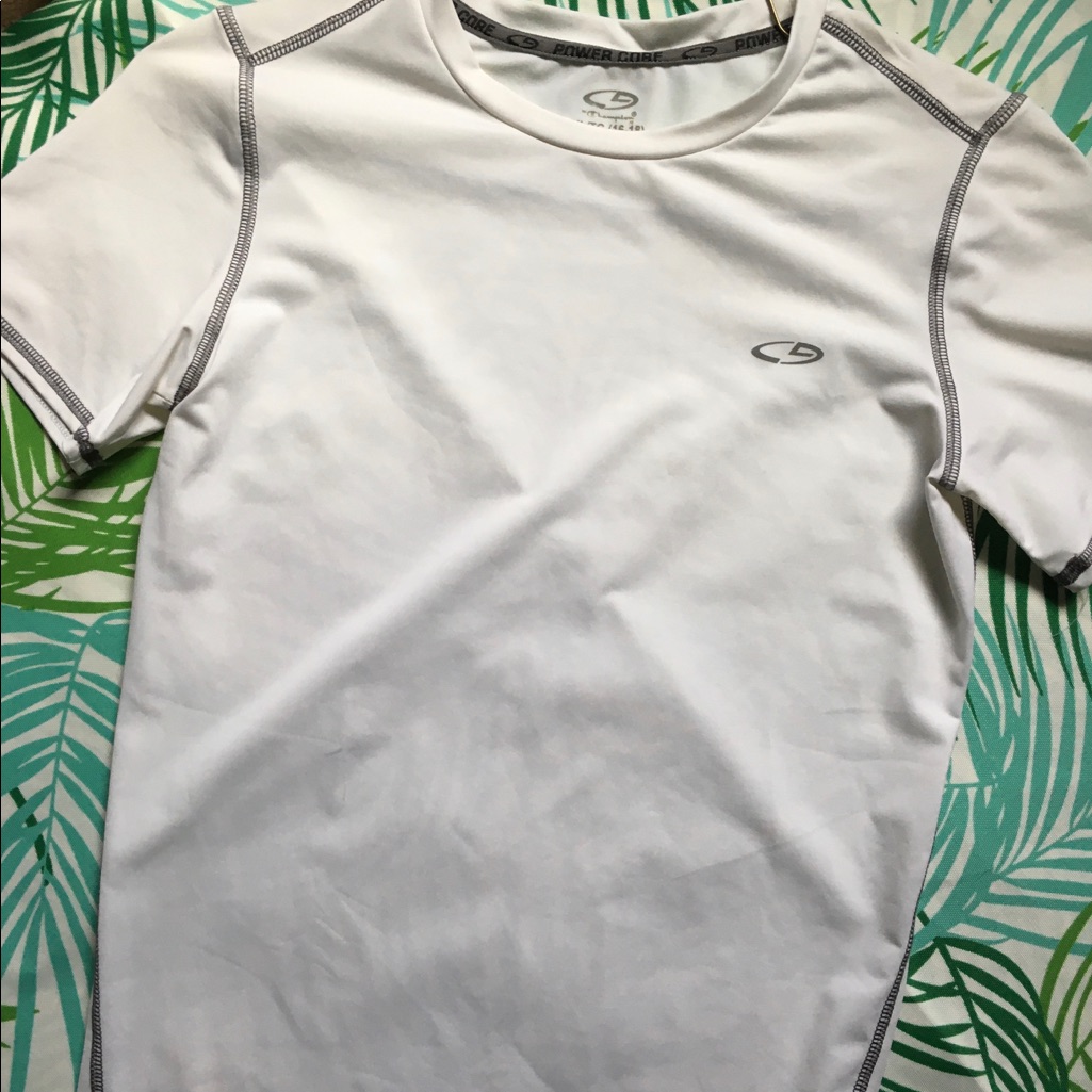 Champion Power Core White Compression Tee
